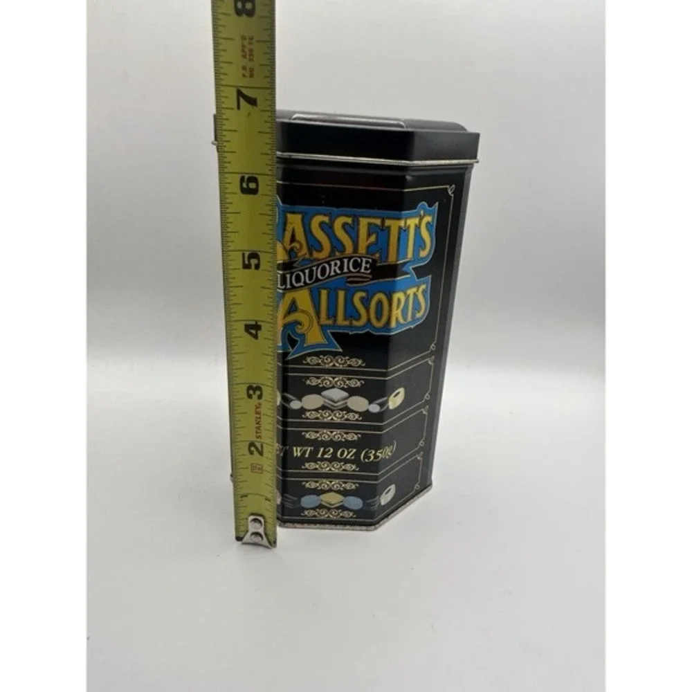 Vintage Bassetts‎ Liquorice Original All sorts Metal Tin Empty Collectible